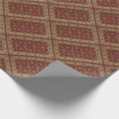 Rode Perzische arabische tapijten Cadeaupapier (Hoek)