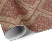 Rode Perzische arabische tapijten Cadeaupapier (Rol Hoek)