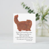 Rode Perzische regenboogbrug Briefkaart (Staand voorkant)