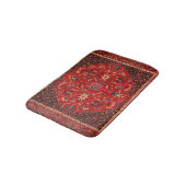 Rode Perzische Rug uit Mashhad Bath Mat (Gekanteld)
