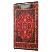 Rode Perzische Rug uit Mashhad Klembord (Links)