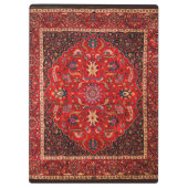 Rode Perzische Rug uit Mashhad Klembord (Achterkant)