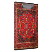Rode Perzische Rug uit Mashhad Klembord (Rechts)