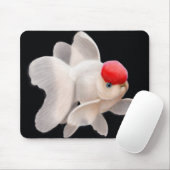 Rode Pet Oranda Goldfish Mousepad Muismat (Met muis)