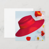 RODE PET UITNODIGING (Voorkant / Achterkant)