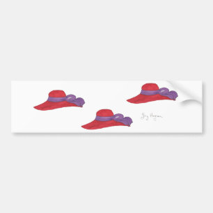 Rode Petten Bumpersticker