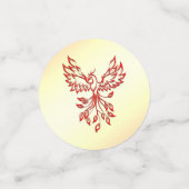 Rode Phoenix Rijst Confetti (Kleine voorkant)