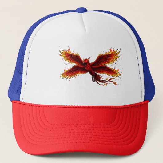 Rode Phoenix Trucker Pet (Voorkant)