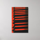 Rode Piano Keys Canvas Afdruk (Voorkant)