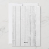 Rode  pick-up truck - gepersonaliseerd feestdagenkaart (Achterkant)