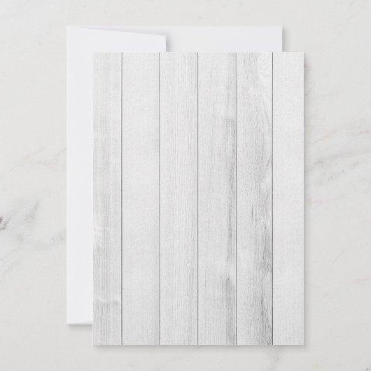  rode pick-up truck kerstuitnodiging bedankkaart (Achterkant)