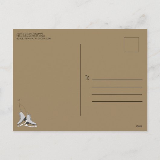  rode pick-up truck kerstuitnodiging feestdagenkaart (Achterkant)