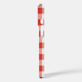 Rode picknick geruit met aangepaste naam Case-Mate iPhone case (Achterkant / Links)