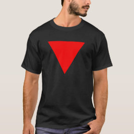 Rode Pijl Driehoek T-shirt
