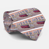 Rode Pijllijnen Brill Car #76 Stropdas (Opgerold)