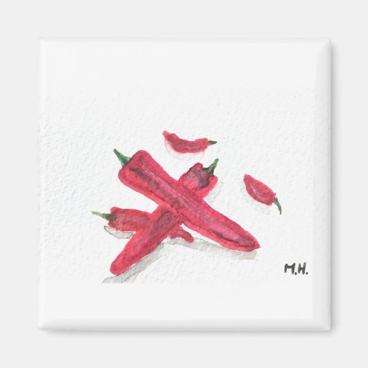 Rode pillen magneet (Voorkant)