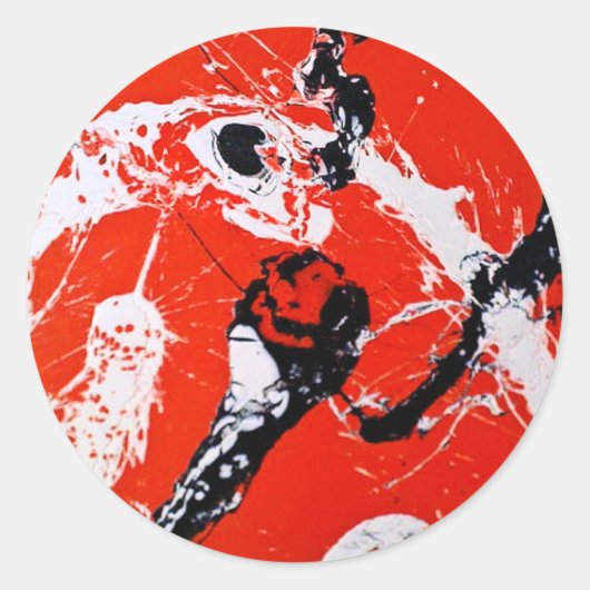 RODE PILOOT RONDE STICKER (Voorkant)