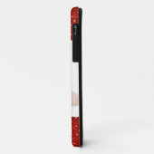 Rode pin stippen met foto Case-Mate iPhone case (Achterkant/links)