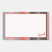 Rode Pinks en grijs Post-it® Notes (Voorkant)