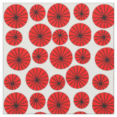 Rode pinwielen stof (Close Up)