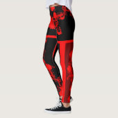 rode pioen leggings (Links)