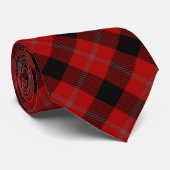 Rode Plaid Keel Das (Opgerold)