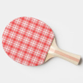 Rode Plaid Tafeltennisbatje (Zijkant)