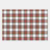 Rode Plaid Trio Inpakpapier Vel (Voorkant 3)