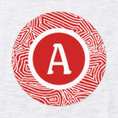 Rode plakkaatlabels labels (Design 1)