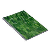 Rode plant bladeren notitieboek (Rechterzijde)