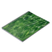 Rode plant bladeren notitieboek (Linkerzijde)
