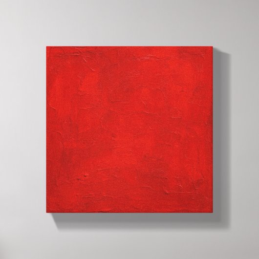 Rode Plein (Olie, Stijl: 2) Canvas Afdruk (Voorkant)