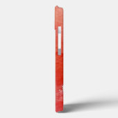 Rode plek, waterverf abstracte hand geschilderd Case-Mate iPhone case (Achterkant / Links)