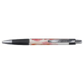 Rode plek, waterverf abstracte hand geschilderd pen (Achterkant)