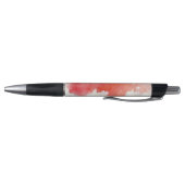 Rode plek, waterverf abstracte hand geschilderd pen (Bodem)