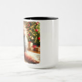 Rode Poedel Kerst Koffie Mok Cup (Midden)