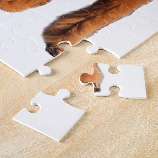 rode poedel legpuzzel (Zijkant)