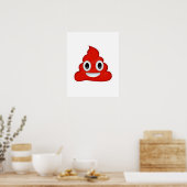 Rode Poep - - Poster (Keuken)