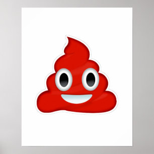 Rode Poep - - Poster