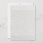 Rode Poinsettia Green verlaat kerstbruiloft Kaart (Achterkant)