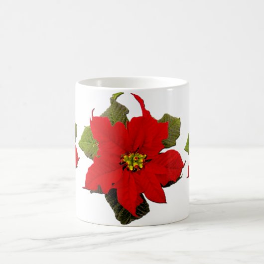 rode poinsettia vakantie - mok 2 (Center)