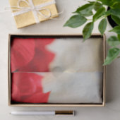 Rode Poinsettias met Glinsterende Gouden Lichten Tissuepapier (Geschenk)