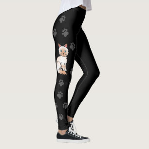 Rode Point Birmaanse kat / Ragdoll Mooie Kat & Poo Leggings