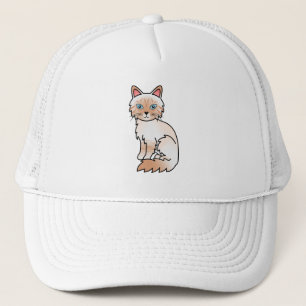 Rode Point Tabby Birmaanse / Ragdoll Cartoon Kat Trucker Pet