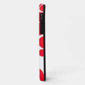 Rode pokadots Case-Mate iPhone case (Achterkant/links)