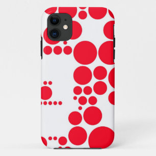 Rode pokadots iPhone 11 hoesje