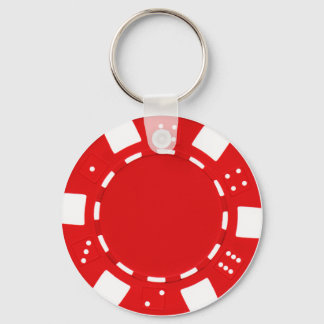 rode poker sleutelhanger