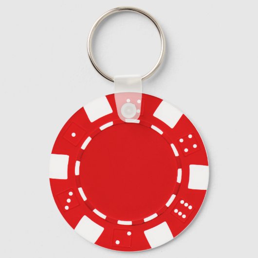 rode poker sleutelhanger (Voorkant)