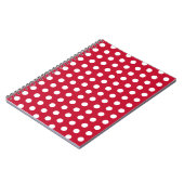 Rode Polka Dot Keuken Recept Notitieboek Cadeau (Linkerzijde)