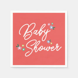 Rode Polka Dot lieveheersbeestje Baby Meisje Douch Servet